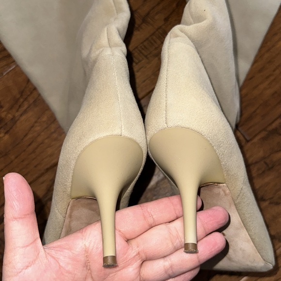 Yeezy knee high boots beige size 39 season8 RARE! - Picture 5 of 11